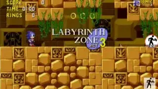 Sonic the Hedgehog Mobile Walkthrough Labyrinth Zone Act 3