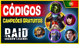 OBTER 28 CAMPEÕES GRATUITOS 🎁 Códigos Promocionais Raid Shadow Legends 🎁 Português 2025