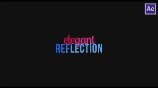 Elegant Reflection in After Effects - After Effects Tutorial - Simple Method