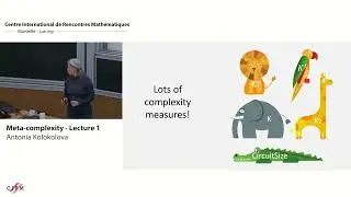 Antonina Kolokolova: Meta-complexity - lecture 1
