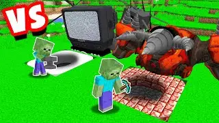 ULTİMATE TİTAN MATKAP ADAM KAFA VS TİTAN TELEVİZYON ADAM KAFA 😱 - Minecraft