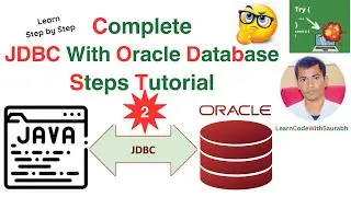 Full Tutorial Java JDBC Programming with Oracle Database Steps | jdbc in advanced java programming