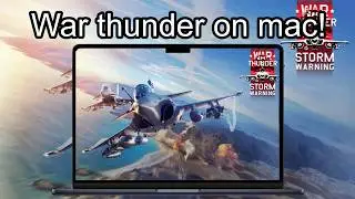 War Thunder on MacBook: M-Series Performance Test & Gameplay (2025)
