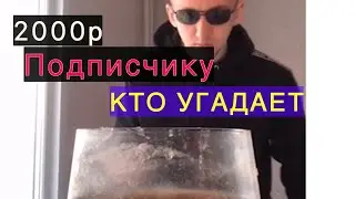 КТО УГАДАЕТ ЧТО В СТАКАНЕ ПОЛУЧИТ 2000р.