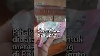 BIKIN RESAH! WARGA DI JENEPONTO TERIMA GAJI UANG PALSU!