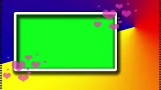 Free green screen video frame || latest green screen video frame || green screen video template