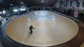 Indoor bowl at 3rd Lair skatepark ￼11-10-22