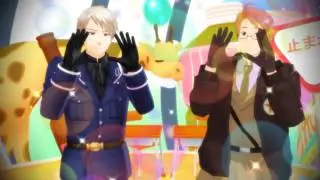 [MMD x APH] Gwiyomi (Prussia + America)