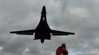 B1B Lancer and a U 2 Spy Plane Dragon Lady Landing