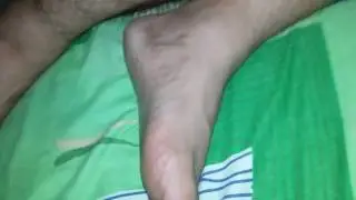 Male feet of my uncle asleep part 2