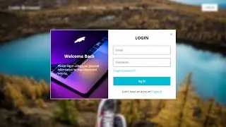 How To Make Website with Login & Registration Form Using HTML, CSS, JS Step By Step | 