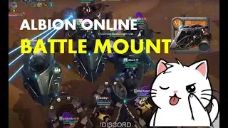 ALBION ONLINE BATTLE MOUNT BASTION GANKING!