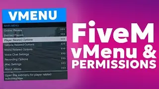 How To Install vMenu in FiveM | vMenu Permissions FiveM (Hindi)