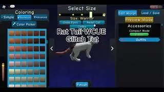 Rat Tail Glitch Tutorial #wcue #wcueglitches #wcueglitchtut