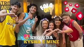 SHOW KYSHA E MINE 💗 MUNDO DA HALLEK 💗#shorts
