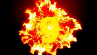 Fire countdown timer no Copyright