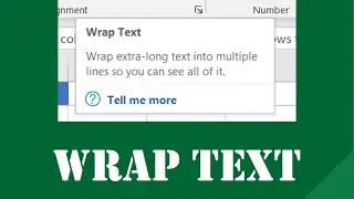 Wrap Text in 