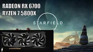 Starfield 1080p Ultra Benchmarks | Radeon RX 6700 and Ryzen 7 5800X
