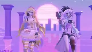 ~[mmd fnaf 2] (toy Chika and Mangle )-YES or YES~