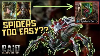 Hard Mode Spiders... Is Easier Than You Think LOL... | RAID SHADOW LEGENDS