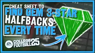 Cheat Sheet to Find 3-Star Gem HBs in College Football 25