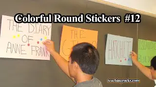 Active Learning: Colorful Round Stickers #12