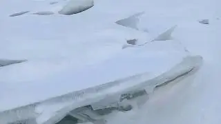 Снежные торосы на Волге.(31)Мои городские путешествия