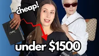 CHEAP Luxury Bags UNDER $1500!📉 Gucci, Saint Laurent, Louis Vuitton, Hermes. Prada