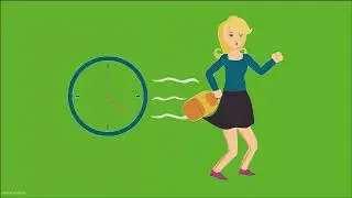 Green Screen Vector Cartoon School Girl Face Character