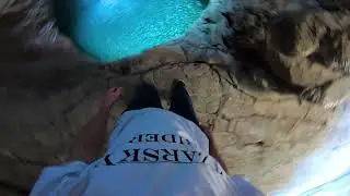 Скалолазание на Салтинском водопаде.
