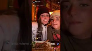 Ava Sage and Bella Faith tik tok live /December 4