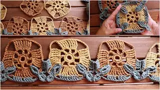 Como Unir Grannys. Tejido Crochet explicado paso a paso.
