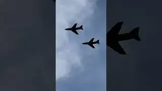 SAAB 32 Lansen Formation Flyby