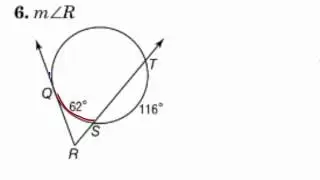Geometry 10.6 Secants, Tangents, and Angle Measures