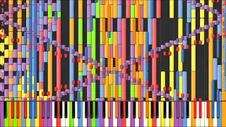 [Black MIDI] Synthesia – Touhou - Captain Murasa 157,000 ~ Infernis