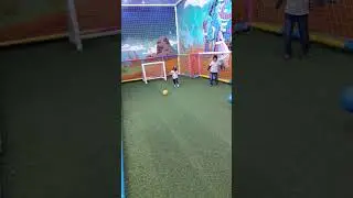 Karina plays football part 2