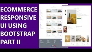 Ecommerce responsive UI build using bootstrap. Part2 - Shop page.