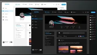 HTML CSS & JS Website Design Tutorial || SOCIAL APP || Step by Step