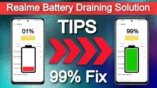 Realme Battery Draining Solution 💯% | How To Fix Battery Draining Problem - Battery Drain Tips