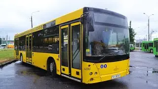 ПОЕЗДКА на АВТОБУСЕ мАз 203.076 (БОРТ.НОМЕР АК 0641-7) МАРШРУТ 80