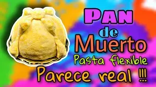 Pan de muerto tamaño real / Pasta flexible / Porcelana fría