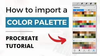 How to Import a Color Palette Into Procreate on Ipad