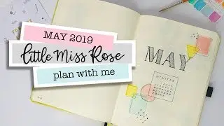 Plan With Me | May 2019 | Bullet Journal Simple Theme