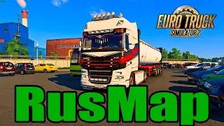 🔴Euro Truck Simulator 2. Сборка RUSMAP / SibirMap.
