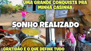 *SONHO REALIZADO*🥺 UMA GRANDE CONQUISTA PRA NOSSA CASINHA - ROTINA SIMPLES DE DONA DE CASA