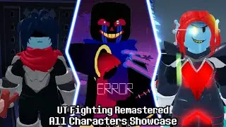NEW HIGH QUALITY UNDERTALE GAME! UT Fighting Remastered All Characters Showcase