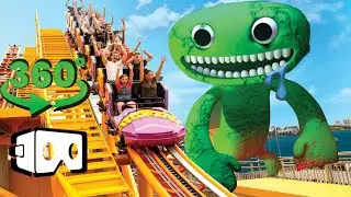 Feeling Brave? Check Out This Insane Roller Coaster POV with Banban of Garten! #360 #VR