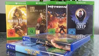 Закуп Игр #71: Xbox Series X & PS4 | Распаковка | 6 Дисков | Пополнение Коллекции | XBOX - [4K/60]