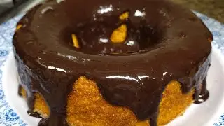 BOLO DE CENOURA  COBERTURA DE BRIGADEIRO