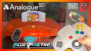 Analogue 3D + Nintendo Online N64 controller + BlueRetro Adapter I How to + Tips & Tricks Bluetooth